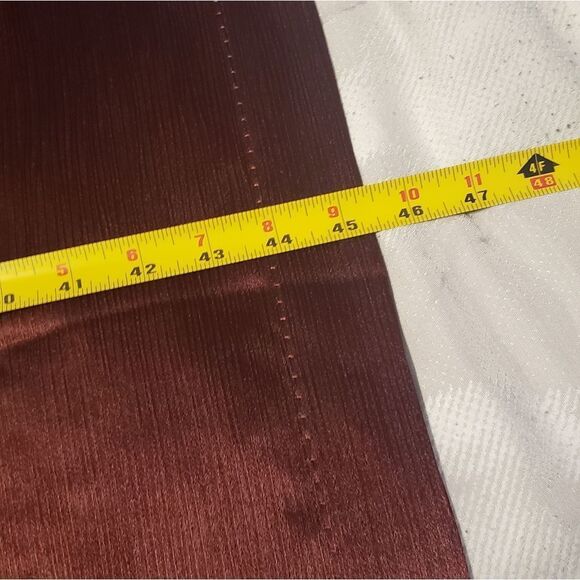 Curtains!! Set of 4 Maroon Grommet Curtain Panels – Luxurious, Textured Finish - Picture 9 of 12